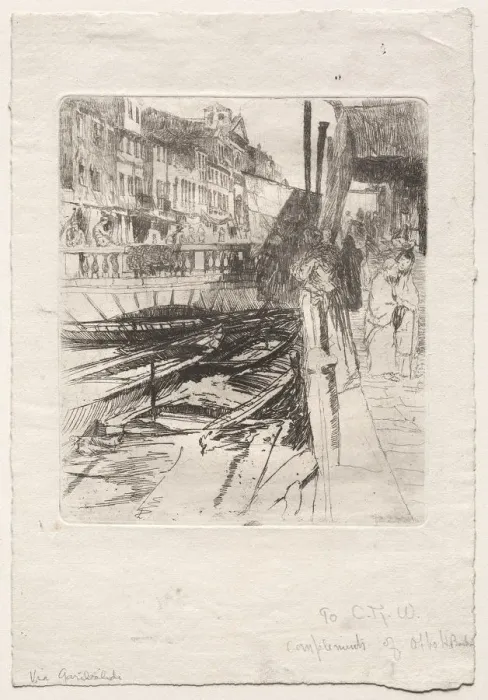 Framed Print : Via Garibaldi, late 19th-early 20th century. Creator: Otto H. Bacher (American, 1856-1909) Framed Print : Via Garibaldi, late 19th-early 20th century. Creator: Otto H. Bacher (American, 1856-1909)