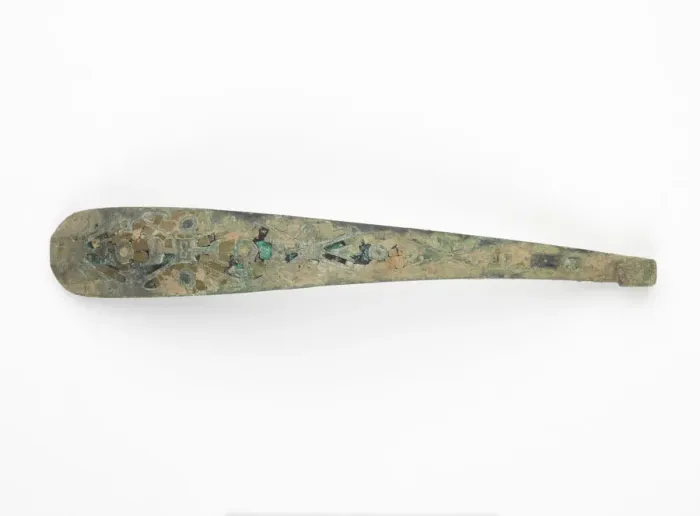 Framed Print : Garment hook (daigou), Eastern Zhou dynasty, mid-4th century BCE. Creator: Unknown Framed Print : Garment hook (daigou), Eastern Zhou dynasty, mid-4th century BCE. Creator: Unknown