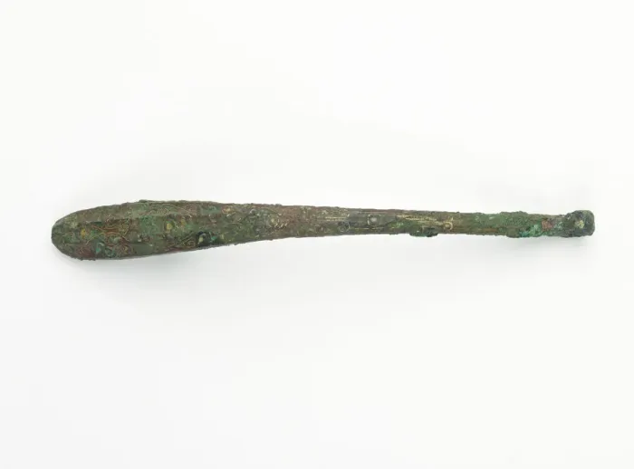 Framed Print : Garment hook (daigou), Eastern Zhou dynasty, 5th-4th century BCE. Creator: Unknown Framed Print : Garment hook (daigou), Eastern Zhou dynasty, 5th-4th century BCE. Creator: Unknown