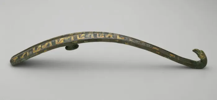 Framed Print : Garment Hook (Daigou), Eastern Zhou dynasty, Warring States period 3rd / 2nd century B. C Framed Print : Garment Hook (Daigou), Eastern Zhou dynasty, Warring States period 3rd / 2nd century B. C
