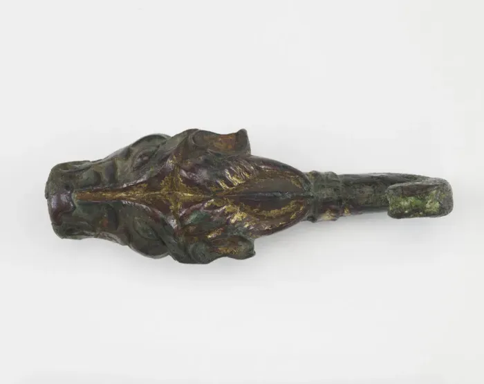 Framed Print : Garment hook (daigou), Han dynasty, 206 BCE-220 CE. Creator: Unknown Framed Print : Garment hook (daigou), Han dynasty, 206 BCE-220 CE. Creator: Unknown