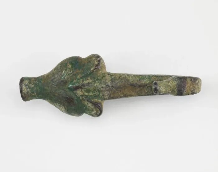 Framed Print : Garment hook (daigou), Han dynasty, 206 BCE-220 CE. Creator: Unknown Framed Print : Garment hook (daigou), Han dynasty, 206 BCE-220 CE. Creator: Unknown