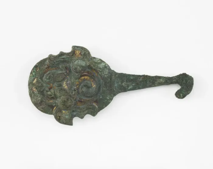 Framed Print : Garment hook (gou), Han dynasty, 206 BCE-220 CE. Creator: Unknown Framed Print : Garment hook (gou), Han dynasty, 206 BCE-220 CE. Creator: Unknown