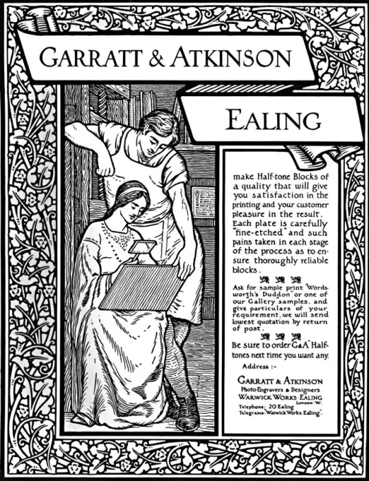 Framed Print : Garratt & Atkinson advert, 1907. Artist: Garratt & Atkinson Framed Print : Garratt & Atkinson advert, 1907. Artist: Garratt & Atkinson