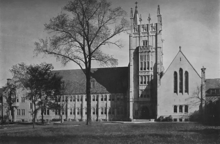 Framed Print : Garrett Biblical Institute, Evanston, Illinois, 1926 Framed Print : Garrett Biblical Institute, Evanston, Illinois, 1926
