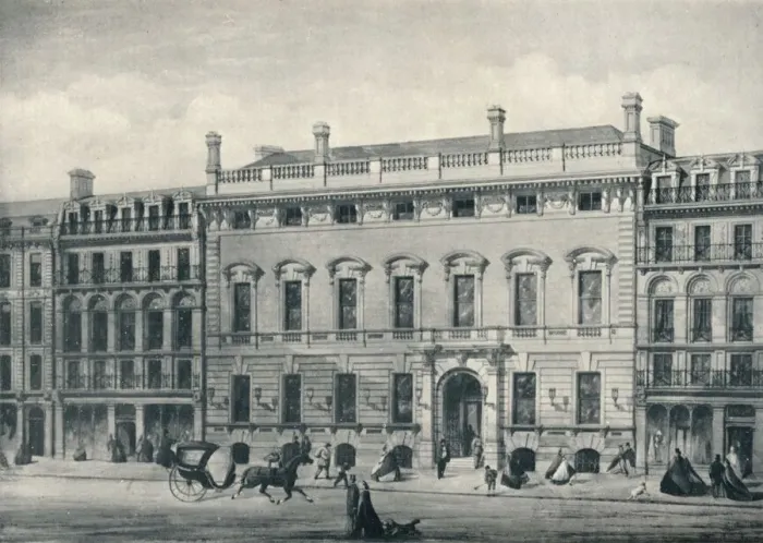 Framed Print : Garrick Club and Adjoining Buildings, c1860. Artist: Frederick Marrable Framed Print : Garrick Club and Adjoining Buildings, c1860. Artist: Frederick Marrable