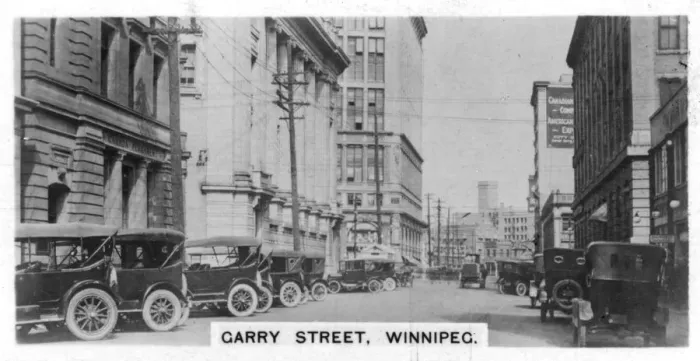 Framed Print : Garry Street, Winnipeg, Manitoba, Canada, c1920s Framed Print : Garry Street, Winnipeg, Manitoba, Canada, c1920s