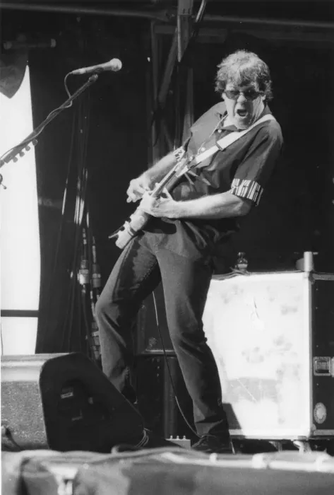 Framed Print : Gary Moore, Bishopstock Festival, Devon, 2001. Creator: Brian Foskett Framed Print : Gary Moore, Bishopstock Festival, Devon, 2001. Creator: Brian Foskett