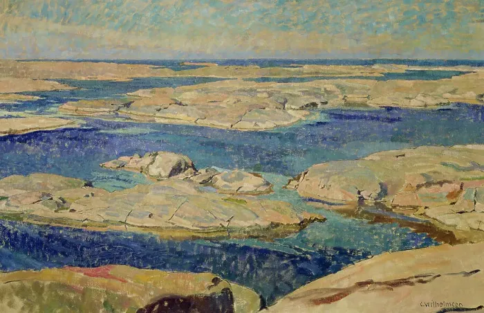 Framed Print : The Gåsö Skerries. Creator: Carl Wilhelmson Framed Print : The Gåsö Skerries. Creator: Carl Wilhelmson