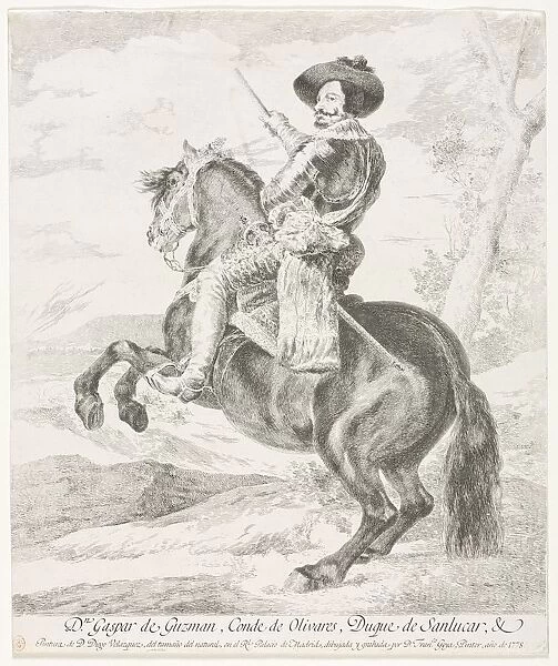 Gaspar de Guzman, 1778. Creator: Francisco de Goya (Spanish, 1746-1828)