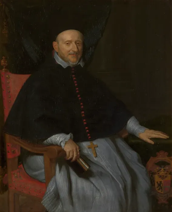 Framed Print : Gaspar Nemius, Bishop of Antwerp, mid-17th century. Creator: Erasmus Quellinus Framed Print : Gaspar Nemius, Bishop of Antwerp, mid-17th century. Creator: Erasmus Quellinus