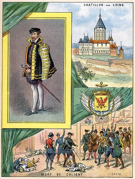 Gaspard de Coligny, Admiral of France, 1898. Artist: Gilbert