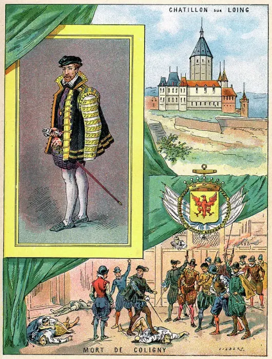 Framed Print : Gaspard de Coligny, Admiral of France, 1898. Artist: Gilbert Framed Print : Gaspard de Coligny, Admiral of France, 1898. Artist: Gilbert