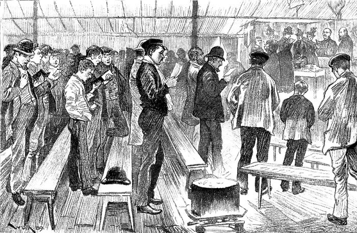 Framed Print : The Gasworkers Strike: Sunday Service at the South Metropolitan Gas Company's works, 1890. Creator: Unknown Framed Print : The Gasworkers Strike: Sunday Service at the South Metropolitan Gas Company's works, 1890. Creator: Unknown