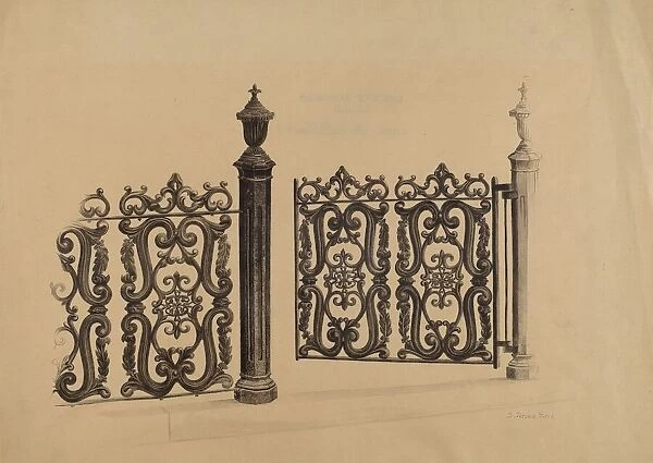 Gate, 1935  /  1942. Creator: Jerome Hoxie