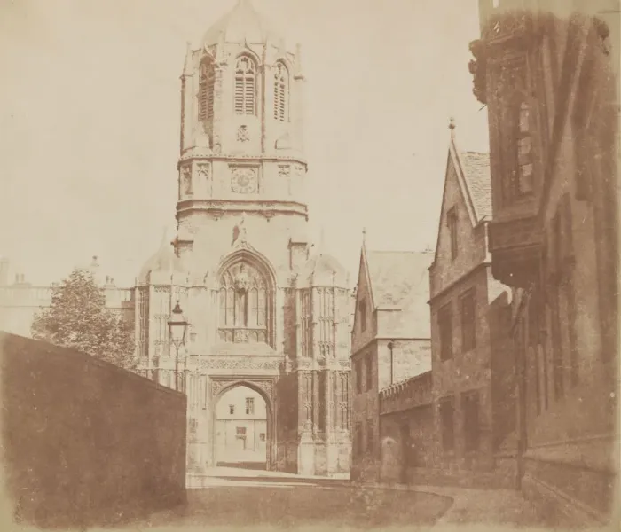 Framed Print : Gate of Christchurch, before September 1844. Creator: William Henry Fox Talbot Framed Print : Gate of Christchurch, before September 1844. Creator: William Henry Fox Talbot