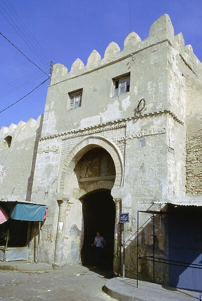 Gate in the city walls, Sfax, Tunisia
