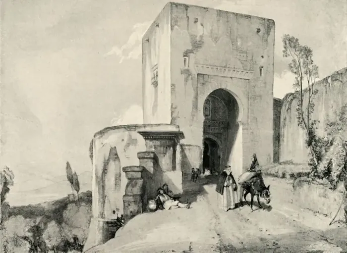 Framed Print : Gate of Justice, 19th century, (1907). Creator: Unknown Framed Print : Gate of Justice, 19th century, (1907). Creator: Unknown