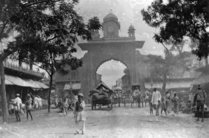 Framed Print : Gate to Muttra, India, 1917 Framed Print : Gate to Muttra, India, 1917