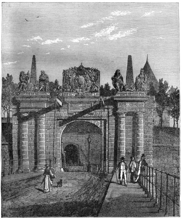 Framed Print : The Gate of Saverne, near Strasbourg, France, 1882-1884. Artist: Levy Framed Print : The Gate of Saverne, near Strasbourg, France, 1882-1884. Artist: Levy