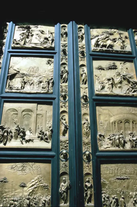 Framed Print : The Gates of Paradise, Baptistry East doors, Florence, Italy, 1425-1452