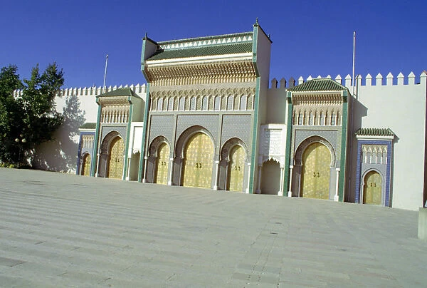 Gates of the Royal Palace, Fez, Morocco
