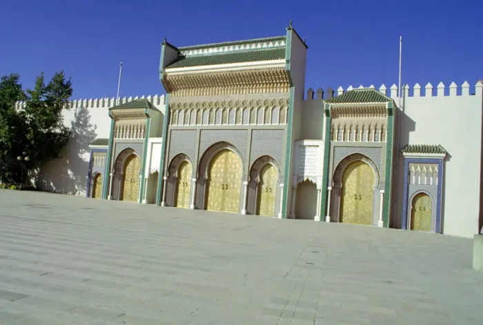 Framed Print : Gates of the Royal Palace, Fez, Morocco Framed Print : Gates of the Royal Palace, Fez, Morocco