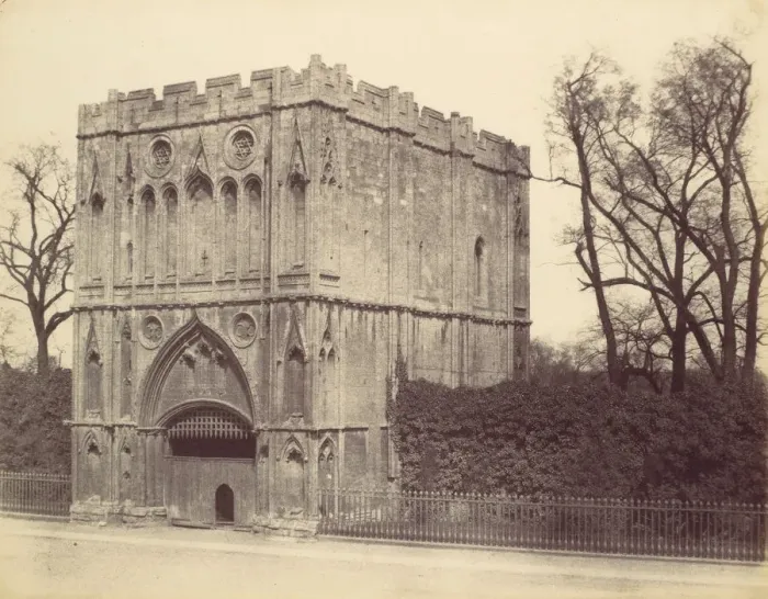 Framed Print : Gateway - Bury St. Edmonds, 1858. Creator: Alfred Capel-Cure Framed Print : Gateway - Bury St. Edmonds, 1858. Creator: Alfred Capel-Cure