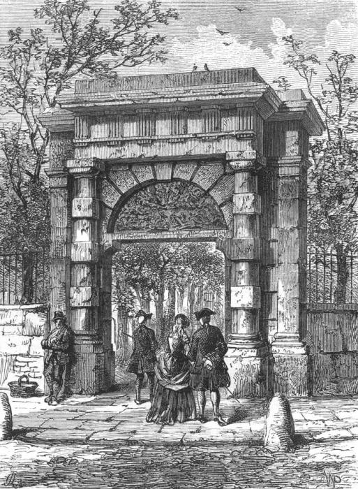 Framed Print : The Gateway to St Giless, 1897 Framed Print : The Gateway to St Giless, 1897