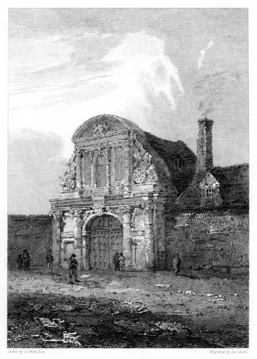 Framed Print : Gateway, Tilbury Fort, Essex, 1810. Artist: G Cooke Framed Print : Gateway, Tilbury Fort, Essex, 1810. Artist: G Cooke