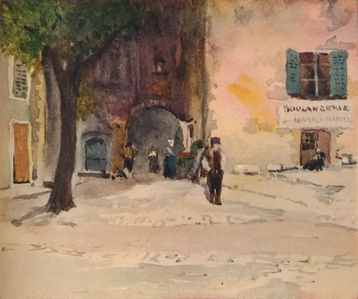 Framed Print : The Gateway, Tourettes, Provence, c1899. Artist: Edward Millington Synge Framed Print : The Gateway, Tourettes, Provence, c1899. Artist: Edward Millington Synge