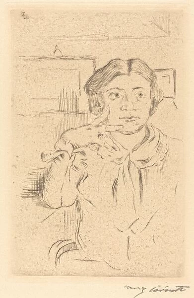 Gattin des Künstlers (Wife of the Artist), 1909. Creator: Lovis Corinth