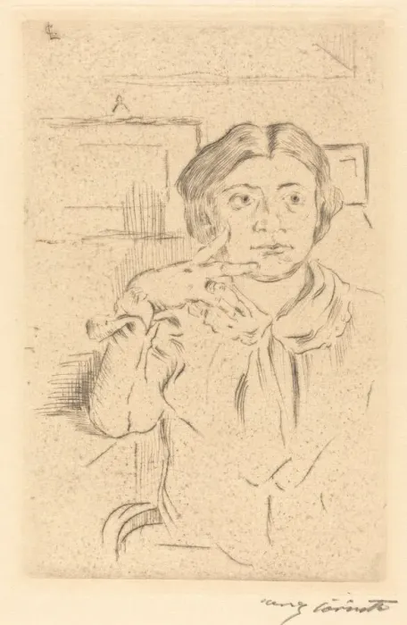 Framed Print : Gattin des Künstlers (Wife of the Artist), 1909. Creator: Lovis Corinth Framed Print : Gattin des Künstlers (Wife of the Artist), 1909. Creator: Lovis Corinth