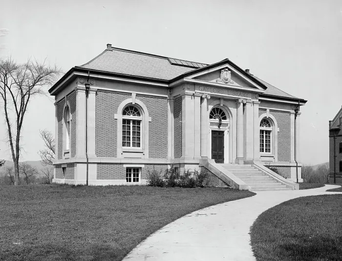 Framed Print : Gaylord Library, Mount Holyoke College, Mass. between 1900 and 1910. Creator: William H. Jackson Framed Print : Gaylord Library, Mount Holyoke College, Mass. between 1900 and 1910. Creator: William H. Jackson