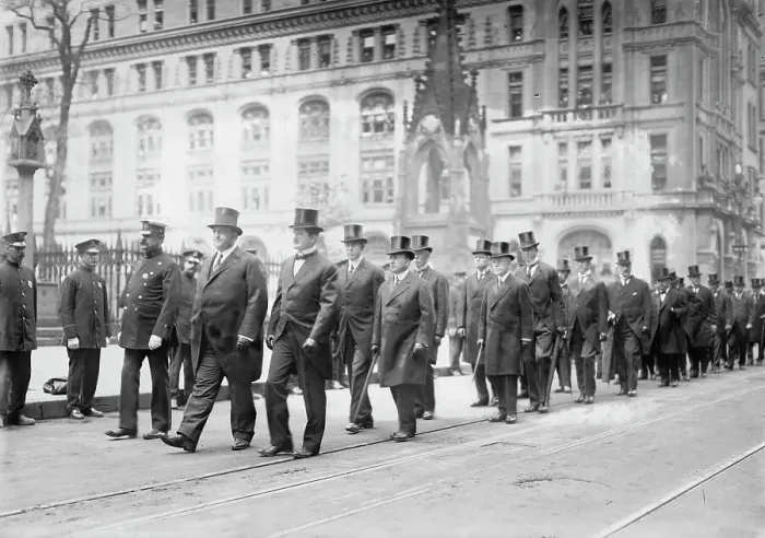 Framed Print : Gaynor pall bearers, Taft, Adamson, Waldo, 1913. Creator: Bain News Service Framed Print : Gaynor pall bearers, Taft, Adamson, Waldo, 1913. Creator: Bain News Service