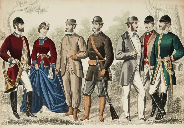 Framed Print : Gazette of Fashion, 1866. Creator: Unknown Framed Print : Gazette of Fashion, 1866. Creator: Unknown