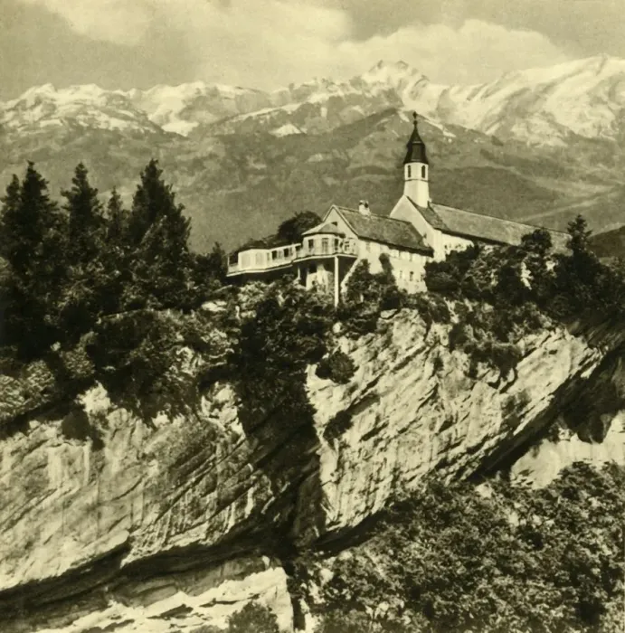 Framed Print : Gebhardsberg, Bregenz, Austria, c1935. Creator: Unknown Framed Print : Gebhardsberg, Bregenz, Austria, c1935. Creator: Unknown