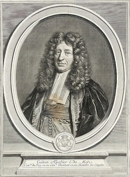 Gédéon Berbier du Metz, c1700. Creator: Gerard Edelinck