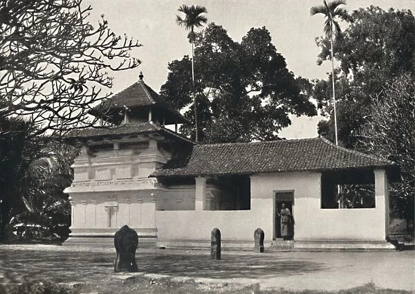 Gedige Vihara, Kandy (Beispiel eines buddhistischen Tempels im Stile eines Hinduheiligtums, Dewale