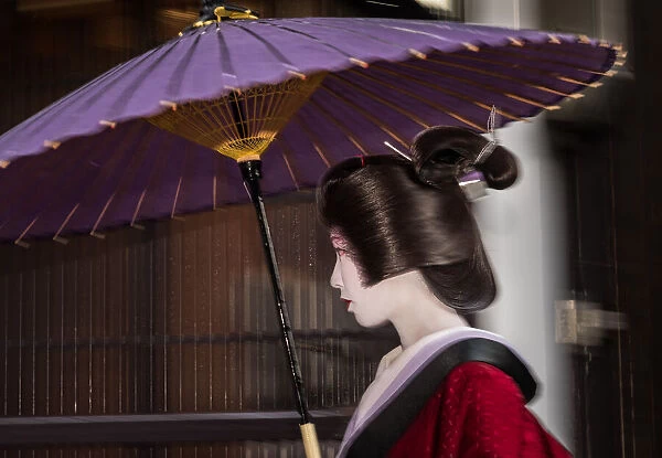 Geisha in the Rain (B). Creator: Dorte Verner