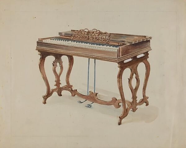 Gem Roller Organ, c. 1936. Creator: John Dieterich