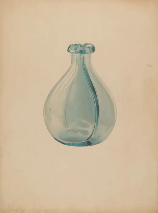 Framed Print : Gemel Bottle, c. 1937. Creator: Alvin Shiren Framed Print : Gemel Bottle, c. 1937. Creator: Alvin Shiren