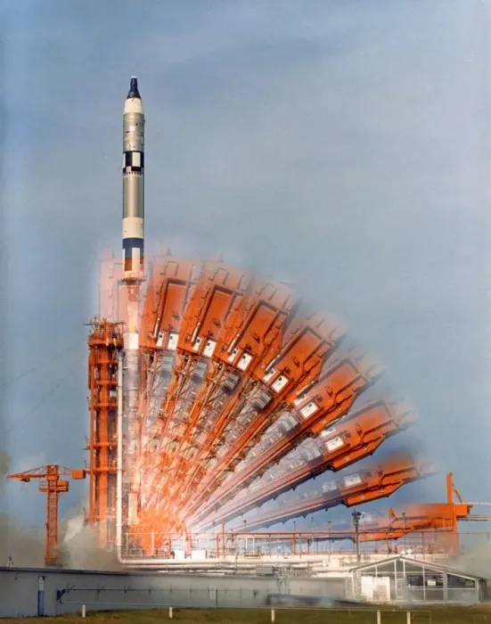 Framed Print : Gemini 10 launch, Cape Kennedy, Florida, USA, 1966. Creator: NASA Framed Print : Gemini 10 launch, Cape Kennedy, Florida, USA, 1966. Creator: NASA