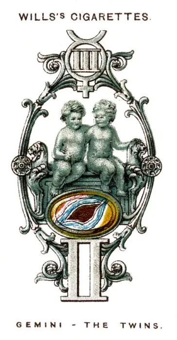 Framed Print : Gemini, The Twins, 1923 Framed Print : Gemini, The Twins, 1923