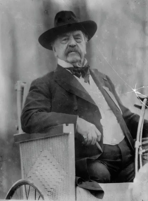 Framed Print : Gen. Dan. Sickles in wheelchair, 1912. Creator: Bain News Service Framed Print : Gen. Dan. Sickles in wheelchair, 1912. Creator: Bain News Service