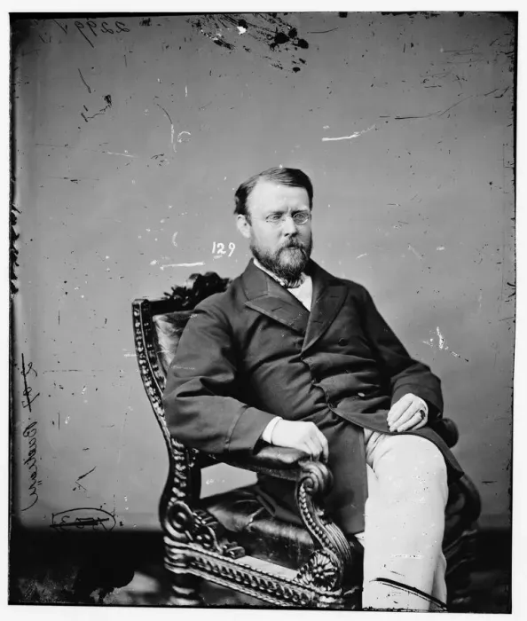Framed Print : General Adam Badeau, between 1860 and 1875. Creator: Unknown Framed Print : General Adam Badeau, between 1860 and 1875. Creator: Unknown