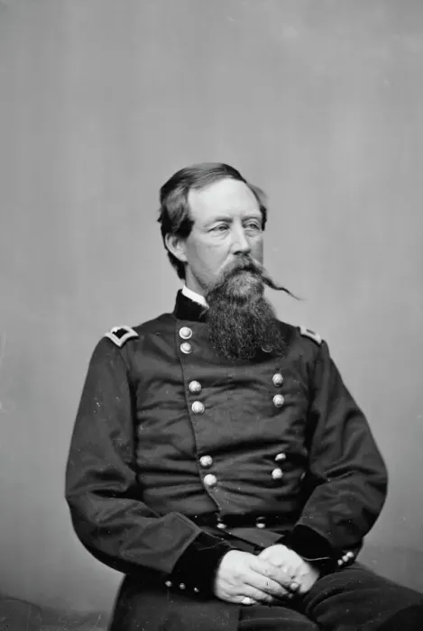 Framed Print : General Albion P. Howe, US Army, between 1855 and 1865. Creator: Unknown Framed Print : General Albion P. Howe, US Army, between 1855 and 1865. Creator: Unknown