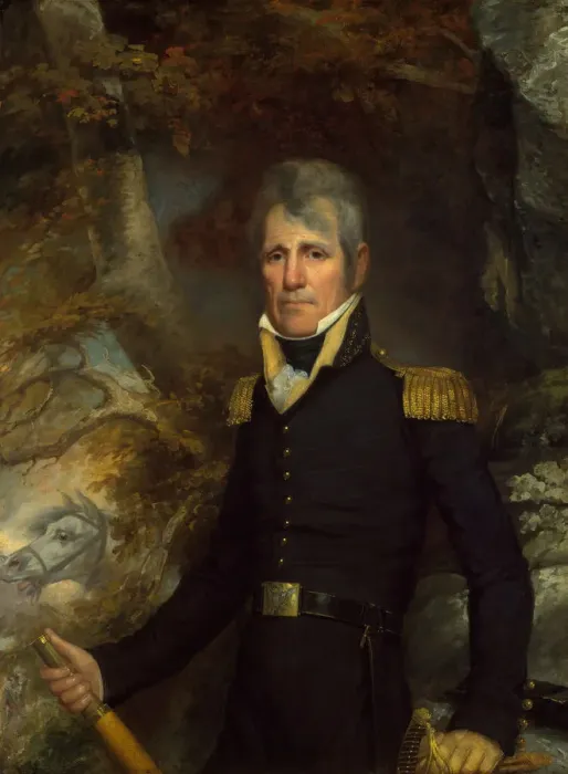 Framed Print : General Andrew Jackson, ca. 1819. Creator: John Wesley Jarvis Framed Print : General Andrew Jackson, ca. 1819. Creator: John Wesley Jarvis