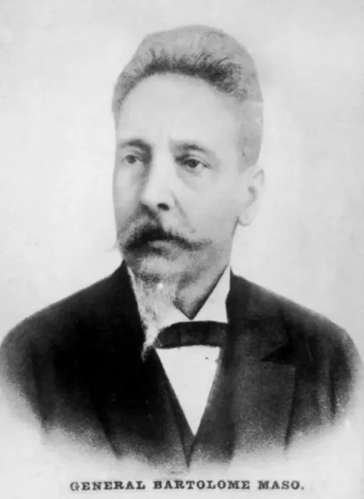 Framed Print : General Bartolome Maso (1830-1907), c1910 Framed Print : General Bartolome Maso (1830-1907), c1910