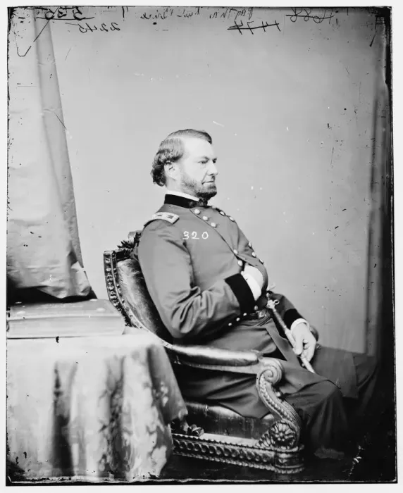 Framed Print : General Benjamin William Brice, between 1860 and 1875. Creator: Unknown Framed Print : General Benjamin William Brice, between 1860 and 1875. Creator: Unknown